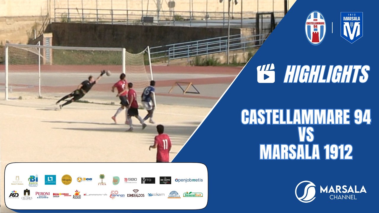 VIDEO | Castellammare 94-Marsala 1912 1-1: gli highlights