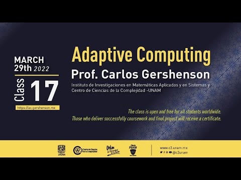 Adaptive Computing Class 17 - Introduction to Network Science - Prof. Carlos Gershenson