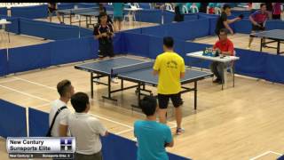 Singapore National Table Tennis League 2017 - 1st Leg - Sunsports Elite vs New Century 4