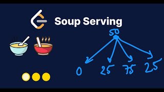 YouTube video 'Leetcode 808 - soup servings'