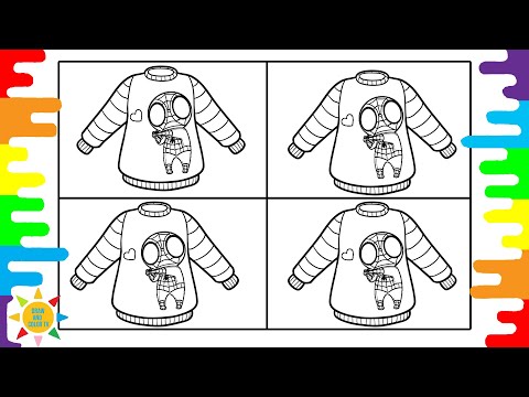 Sweater With Cute Spiderman Coloring Page | Cute Spiderman Coloring | Defqwop - Awakening