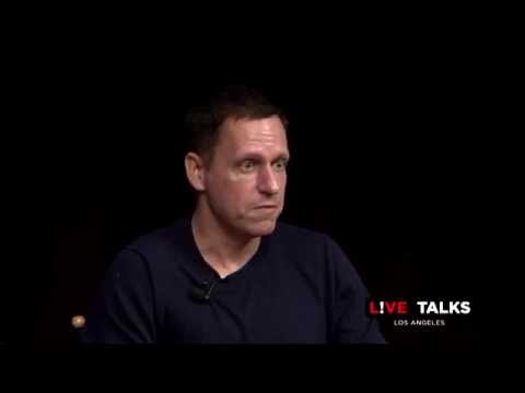 Peter Thiel in conversation with Peter Guber at Live Talks Los Angeles