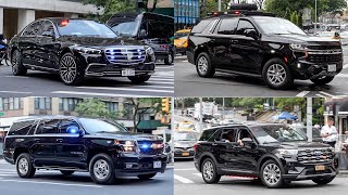 ⁴ᴷINSANE Motorcades Take Over NYC! 🇺🇸 Secret Service, NYPD & DSS Escort World Leaders - Part 1!