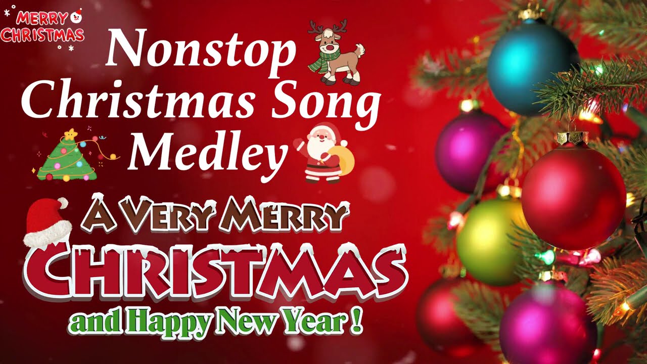 Non Stop Christmas Songs Medley ❄ Top 100 Christmas Nonstop Songs ⛄ Merry Christmas 2024