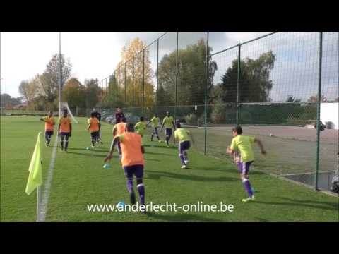 Andonline U15 Warming up Anderlecht Oktober 29, 2016