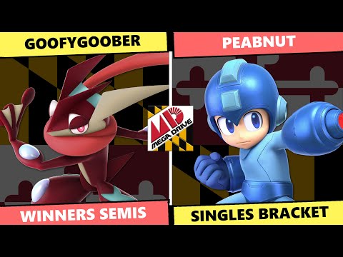Mega Drive #136: Winners Semis - GoofyGoober (Greninja) vs Peabnut (Mega Man) SSBU Singles