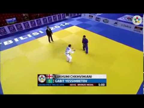 Judo Grand Prix Tbilisi 2014  за бронзу 60 кг