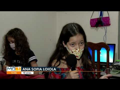 MG Inter TV 1ª Edição   Grande Minas  Meninas estilistas Irmãs se divertem enquanto criam roupas par