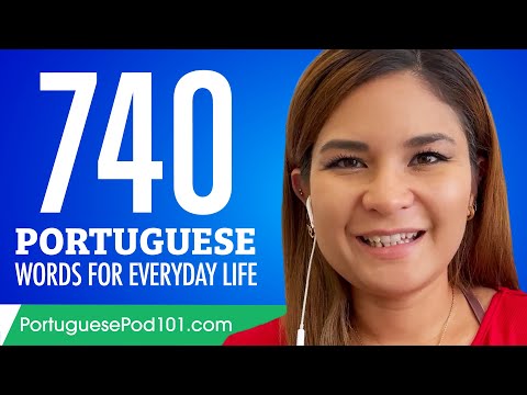 740 Portuguese Words for Everyday Life - Basic Vocabulary #37