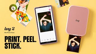 Canon Print. Peel. Stick. Slay Canon IVY 2 Mini Photo Printer