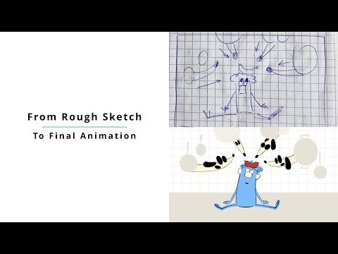 Production Log 04: from notebook sketches to animation in #blender