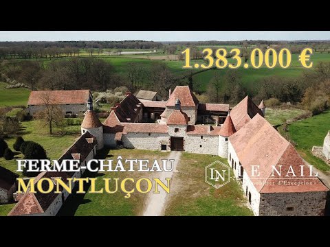 A VENDRE / FOR SALE: Belle ferme-château fortifiée des XVème et XVIIème siècles ISMH en Auvergne