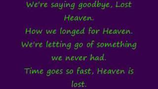 Lyrics to Lost Heaven.wmv