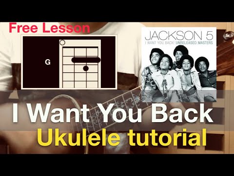 Lv.4 (Free Lesson) I Want You Back(Jackson 5) ukulele tutorial