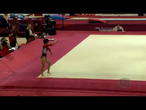 MURAKAMI Mai (JPN) - 2018 Artistic Worlds, Doha (QAT) - Qualifications Floor Exercise