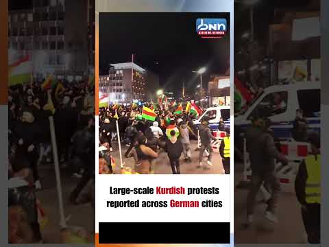 Germany Kurdish Protests Berlin Cologne Rojava Solidarity