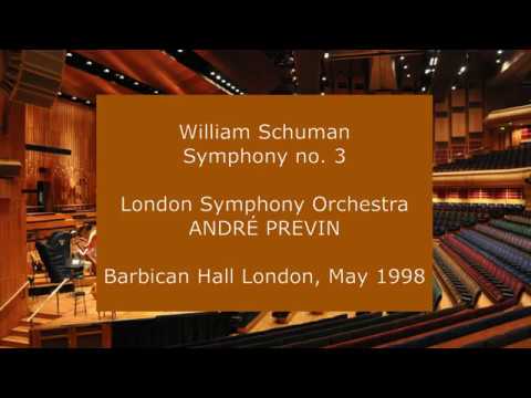 William Schuman - Symphony no. 3: André Previn conducting the LSO in 1998