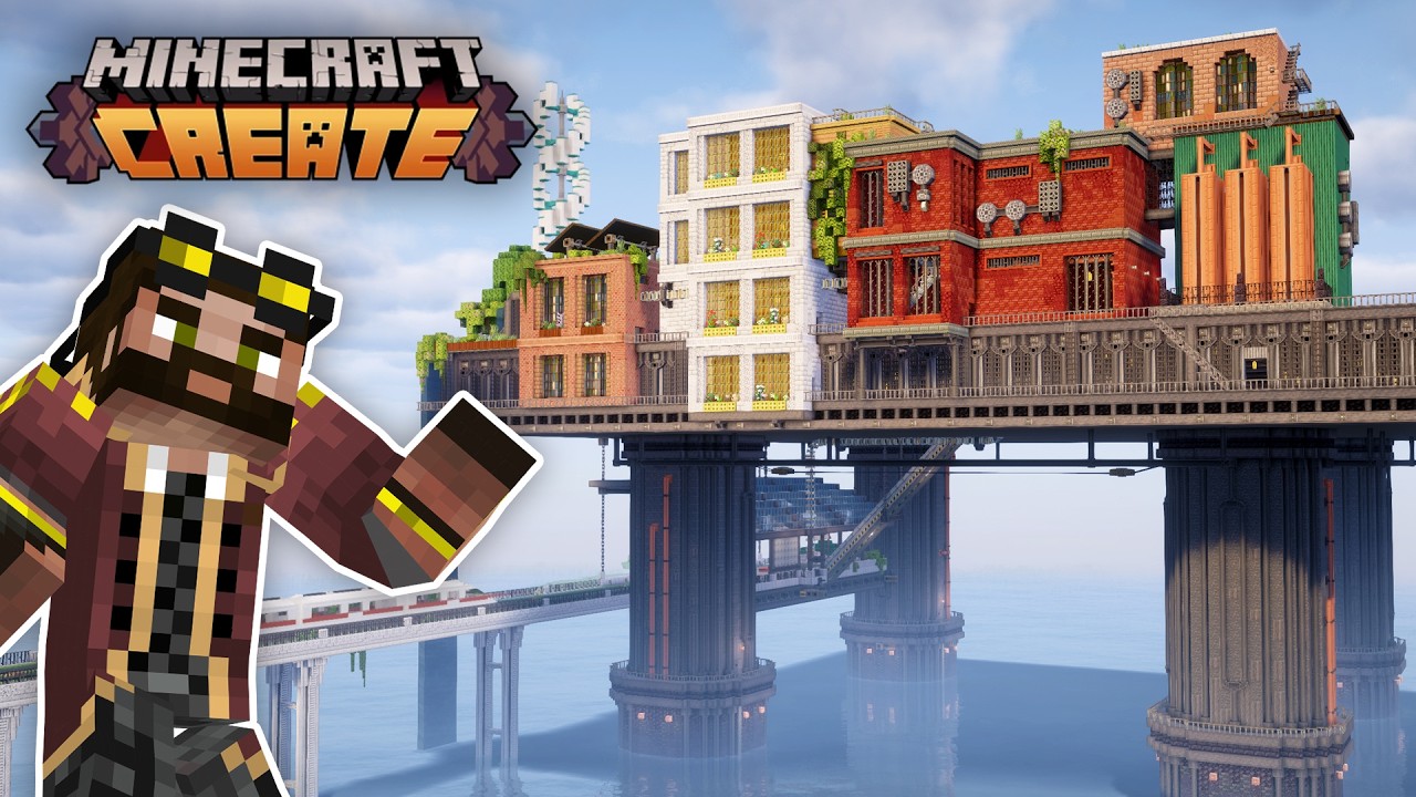 UPGRADING my mega factory in Minecraft Create Mod [#25]