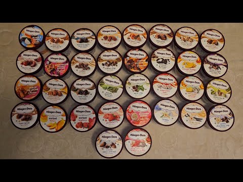 Every Flavor of Häagen-Dazs Ice Cream I Could Find at My Local Safeways Ingredients Nutrition Facts