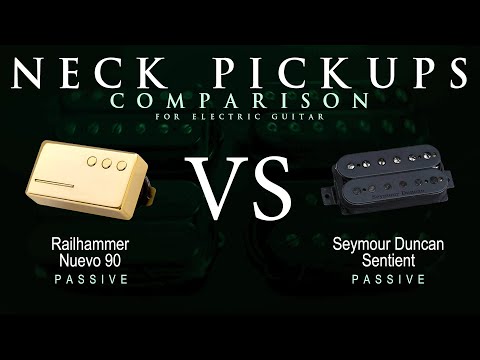 Railhammer NUEVO 90 vs Seymour Duncan SENTIENT - Neck Guitar Pickup Comparison Tone Demo