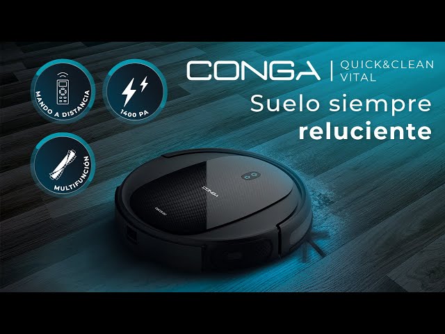Cecotec Conga Quick&Clean Vital Robot Aspirador y Friegasuelos 4 en 1 video
