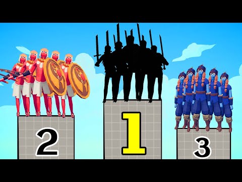 TOURNAMENT - 10x FIRST UNIT of EVERY FACTIONS | TABS - Totally Accurate Battle Simulator