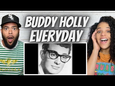 SO PURE!| FIRST TIME HEARING Buddy Holly - Everyday REACTION