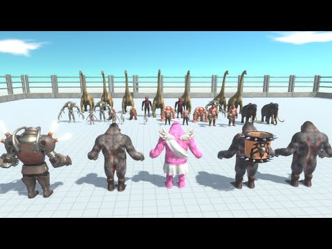 5X GORO VS 2 FACTION | Animal Revolt Battle Simulator