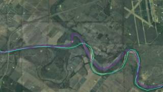 preview picture of video '1940 - 2005 Brazos river Near Riverside Campus TAMU'