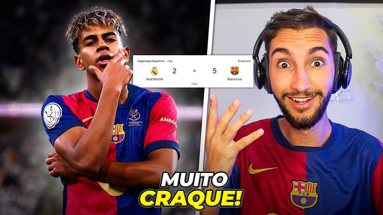 Barcelona 5 x 2 Real Madrid - BARCELONA DE RAPHINHA HUMILHA REAL MADRID! 🤯
