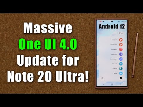 Galaxy Note 20 Ultra gets ONE UI 4.0 Update (Android 12) - LOADED with New Features and Changes!