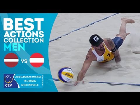 Best Actions | Plavins/Tocs vs Doppler/Horst | Bronze Medal Match | #EuroBeachVolley 2018