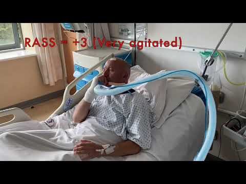 Assessing sedation on ICU using RASS (Richmond Agitation Sedation Scale)