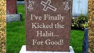 Tombstones With Strange Messages Written On Them