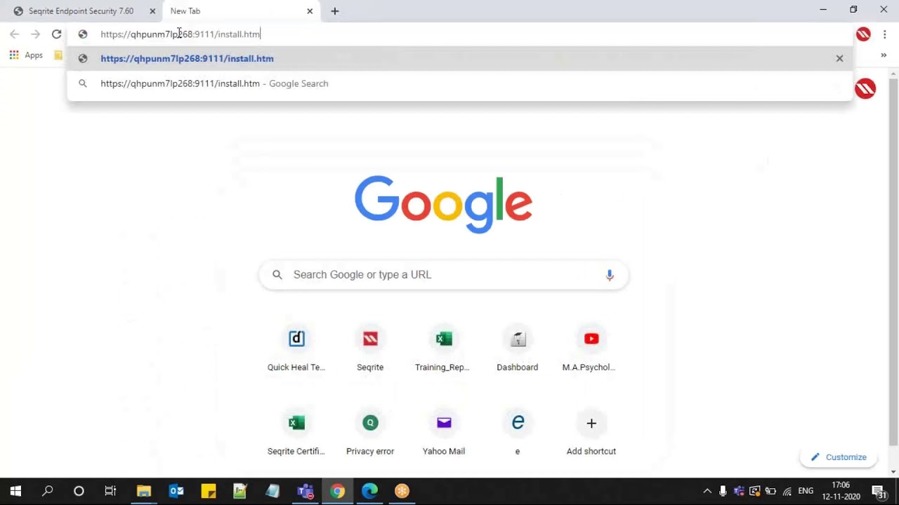 How to install Seqrite EPS Client using Notify install method?