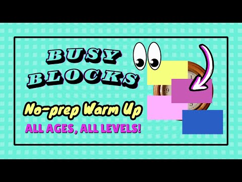 🪤What’s beneath the BUSY BLOCKS? ESL Warm Up Activity for all LEVELS! NO-PREP