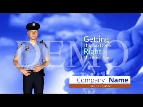 3D talking avatars. Your spokespersons. Alarm Installation