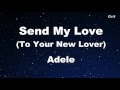 Send My Love Adele Karaoke With Guide Melody