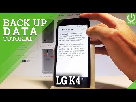 Back Up Data in LG K4 (2017) - Allow Google Backup / Add Account
