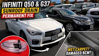 Infiniti Q50 & G37 Sunroof Drain Fix — Full Install Guide (Passsenger + Driver Side)