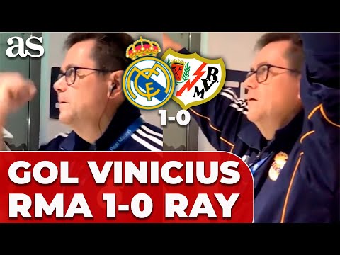 RONCERO se vuelve LOCO: el GOLAZO de VINICIUS que adelanta al MADRID | Real Madrid 1-0 Rayo | Audio