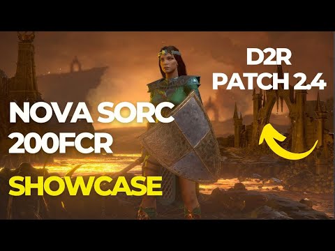 NovaSorc 200fcr Showcase - Diablo 2 Resurrected Patch 2.4
