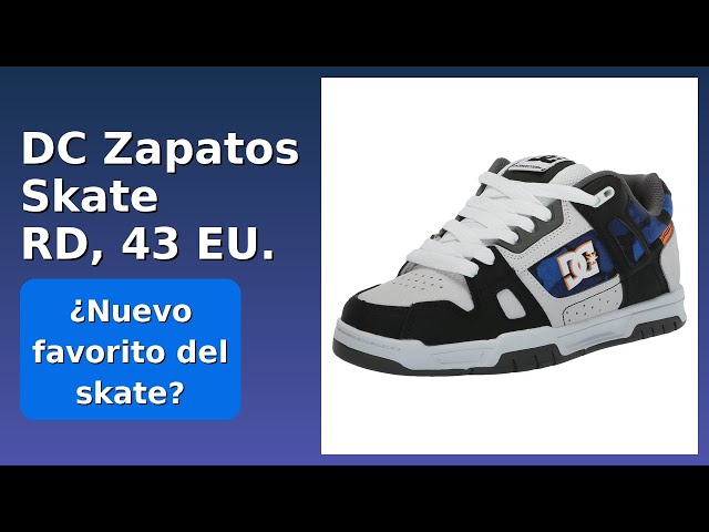 Vídeo relacionado con DC Shoes ADYS100551 Hombre Zapato de Skate, Black/Black, 42 EU
