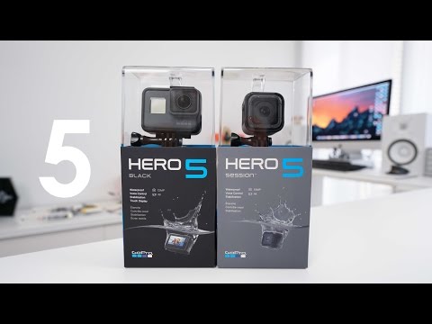 GoPro Hero 5 Black and Hero 5 Session UNBOXING + Setup