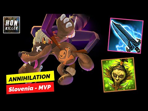 HoN Night Hound NULLFIRE BLADE with SHRUNKEN HEAD - MVP