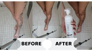 ST.MORIZ Dark Selbstbräuner / Live Test / Braun über Nacht | Mary Jano