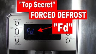 Forced (Manual) Defrost Mode on a Samsung Refrigerator — Top Secret Setting