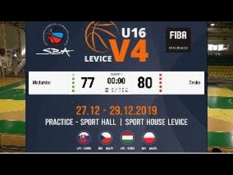 2019 1228 Repre U16 _ Turnaj V4 v Leviciach _ Maďarsko - Česko