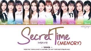 IZ*ONE (아이즈원) – MEMORY/SECRET TIME (비밀의 시간) (Coded Lyrics Eng/Rom/Han/가사)