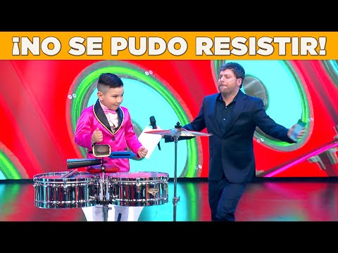 De los timbales al baile: Valentín, el timbalero que hizo bailar a Guido Kaczka en vivo